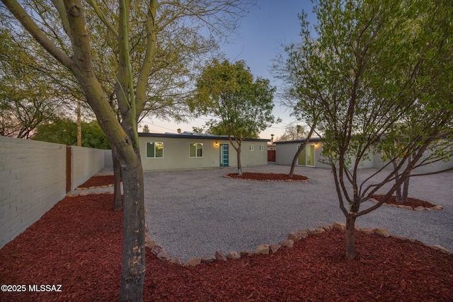 exterior space with a patio area