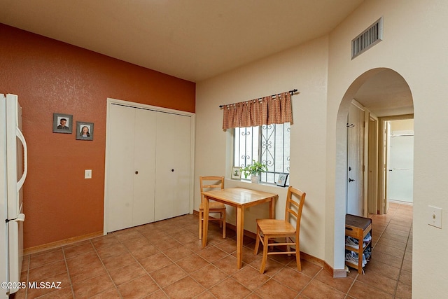 view of dining space