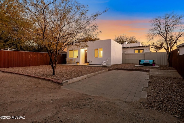 exterior space featuring a patio