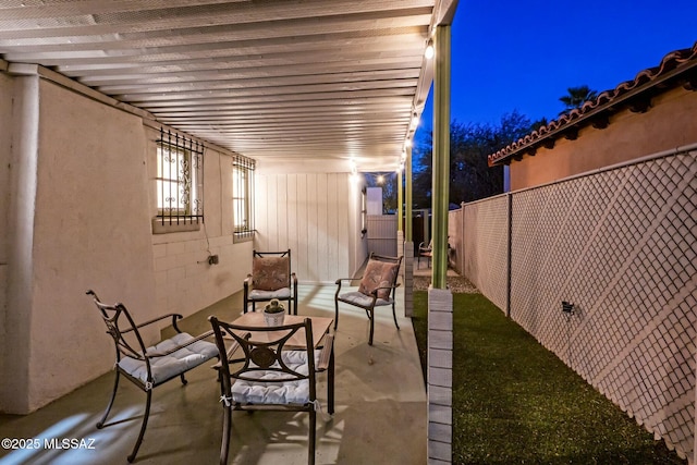 view of patio