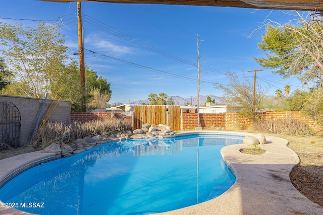 view of pool