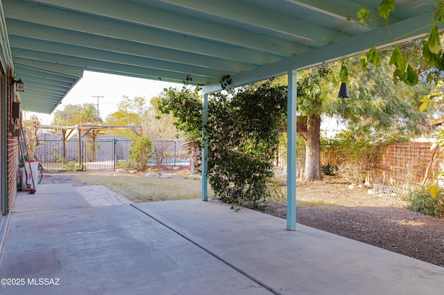 view of patio