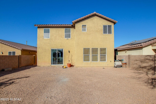 view of rear view of property