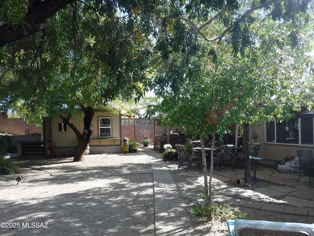 exterior space with a patio area