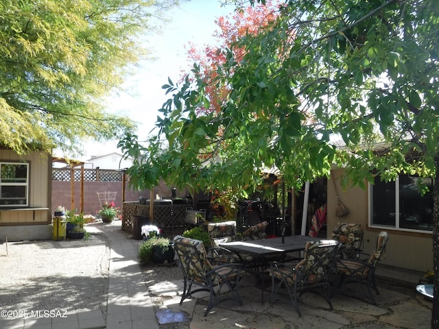 view of patio