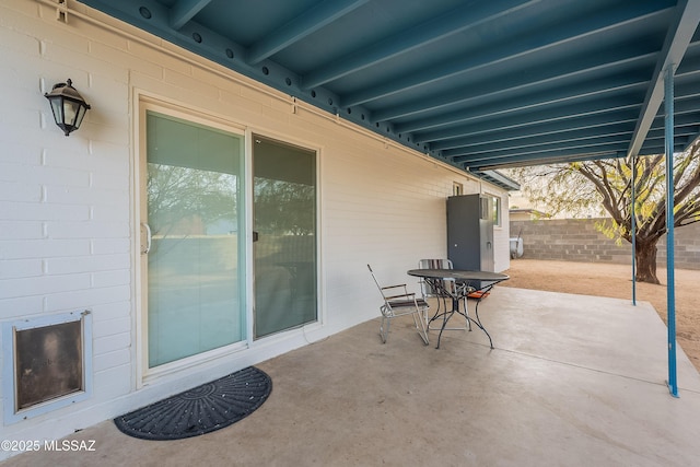 view of patio / terrace