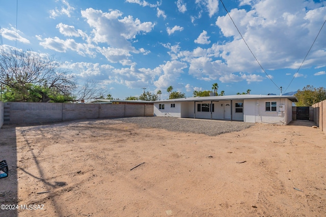 view of back of house