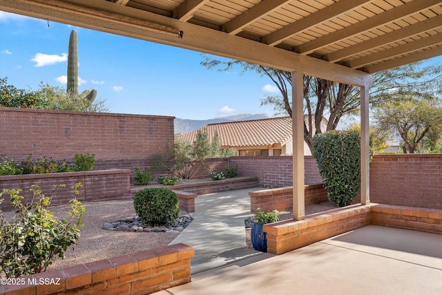 view of patio