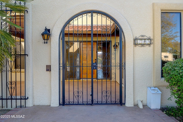 view of exterior entry