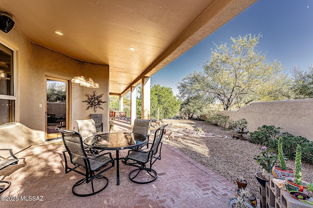 view of patio / terrace