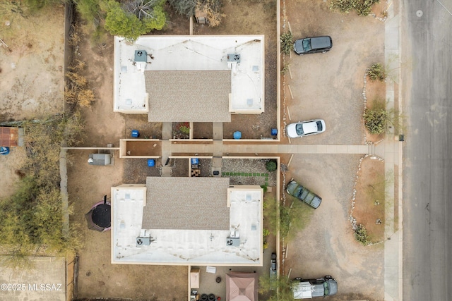 bird's eye view with a mountain view