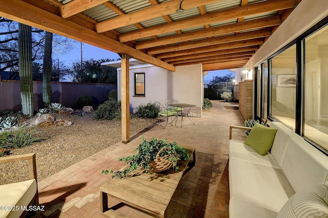 view of patio / terrace