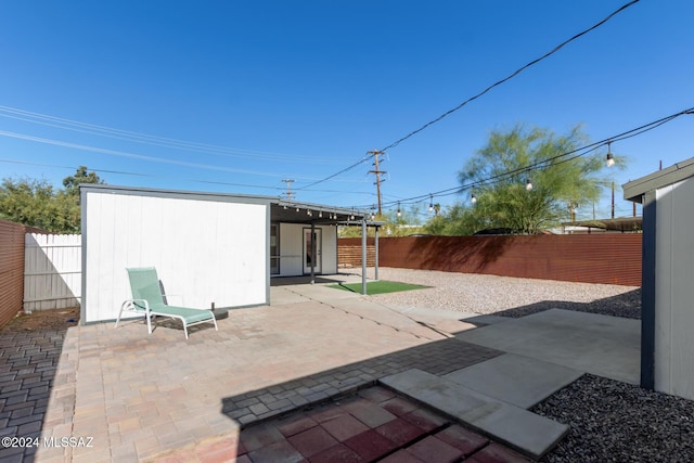 view of patio