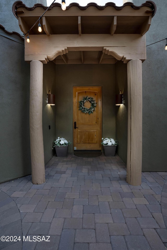 view of entrance to property