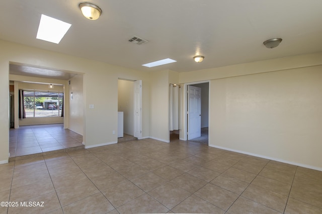 view of tiled empty room