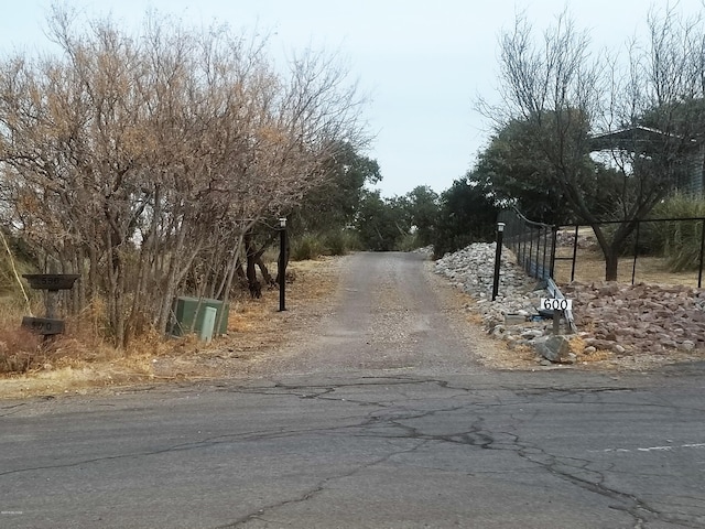 view of road