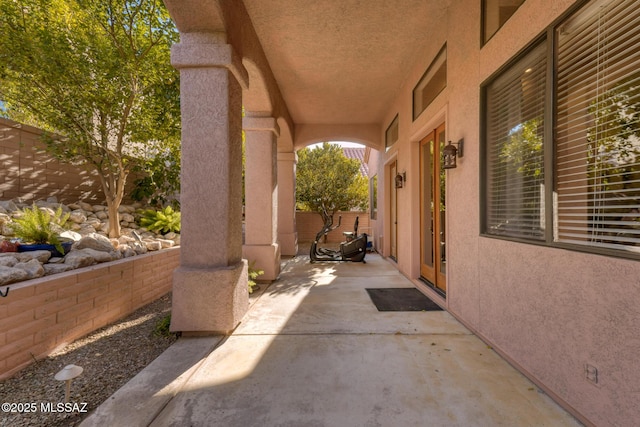 view of patio