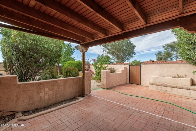 view of patio