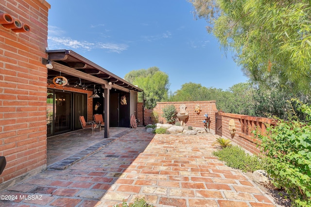 view of patio