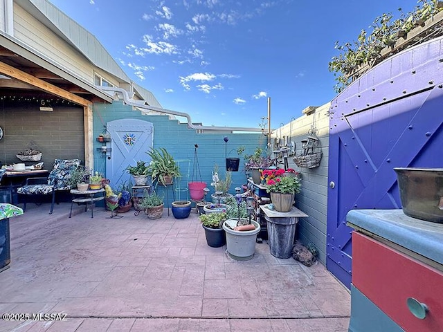 view of patio