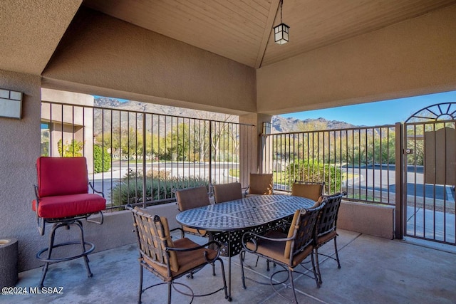 view of patio