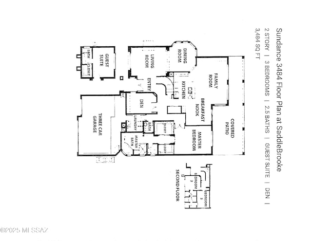 63111 E Mountain Crest Dr, Tucson, AZ 85739 - home floor plan