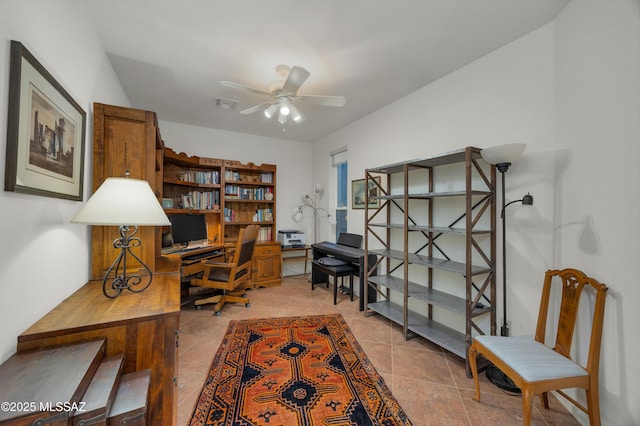 63111 E Mountain Crest Dr, Tucson, AZ 85739 - office featuring ceiling fan