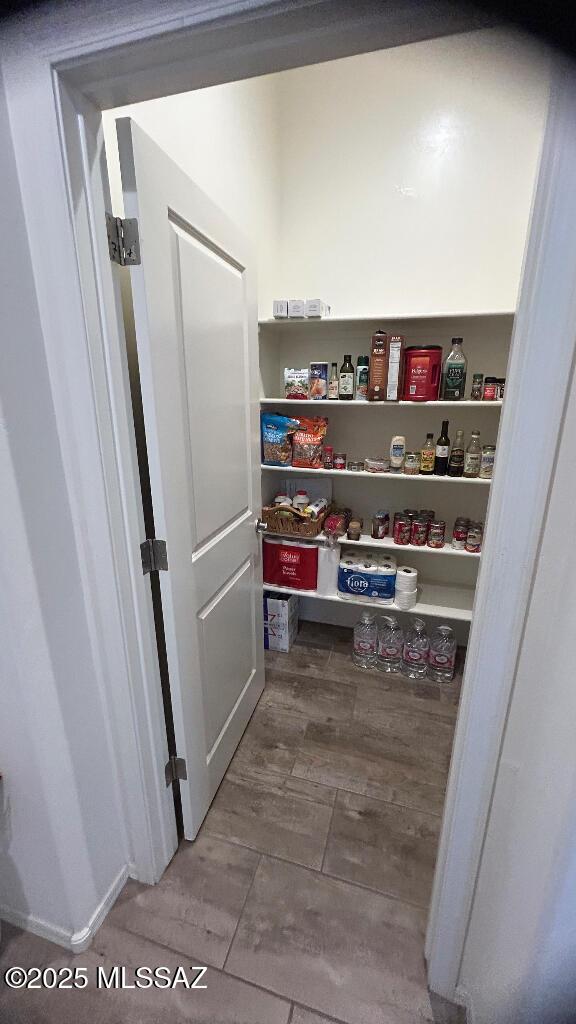 view of pantry