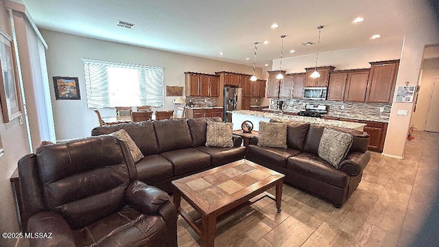 view of living room