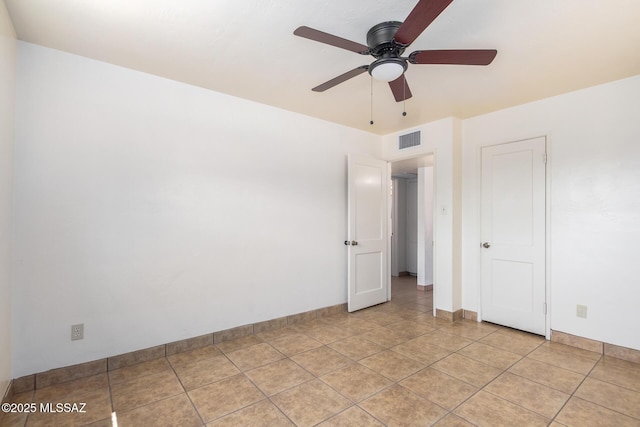 858 W Calle Evelina, Tucson, AZ 85706 - unfurnished room featuring ceiling fan and light tile patterned floors