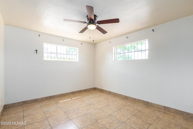 858 W Calle Evelina, Tucson, AZ 85706 - tiled spare room with ceiling fan
