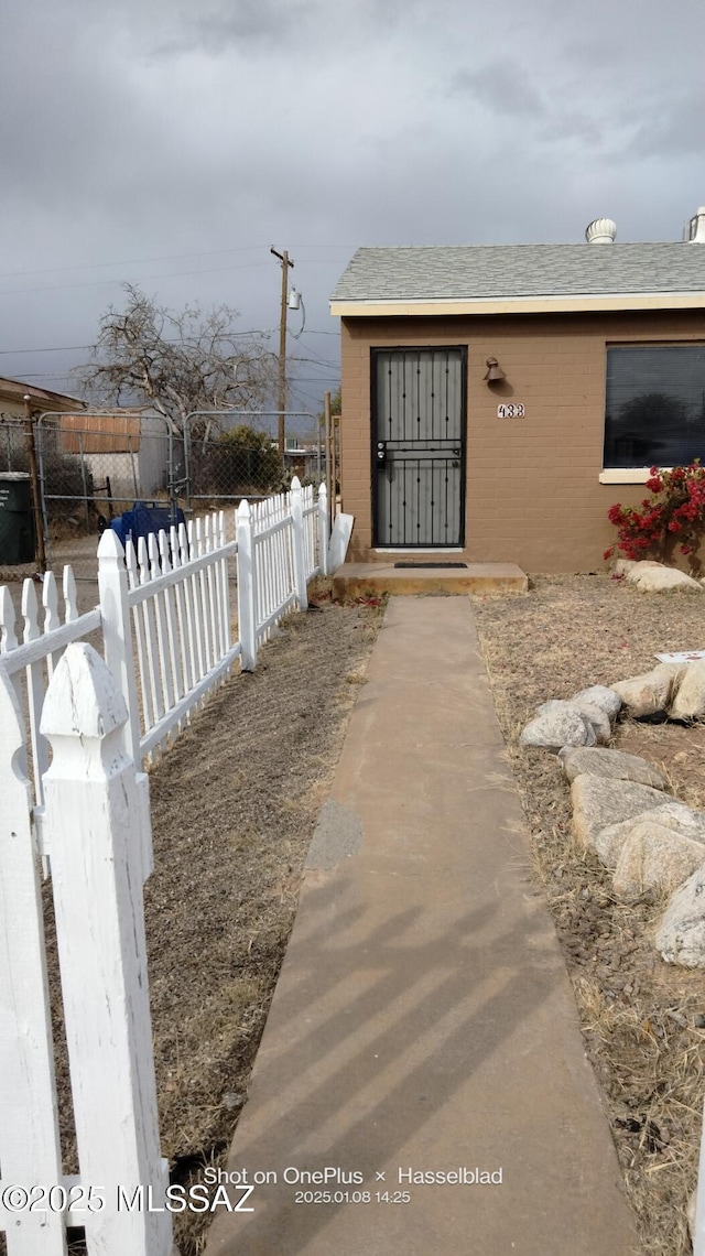 view of entrance to property