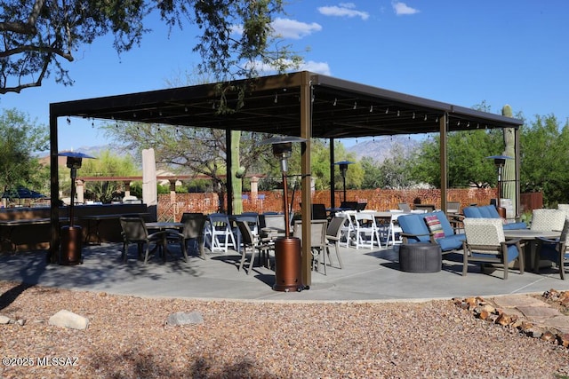 view of patio