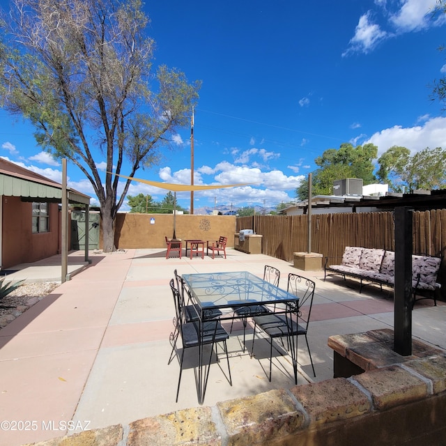 view of patio