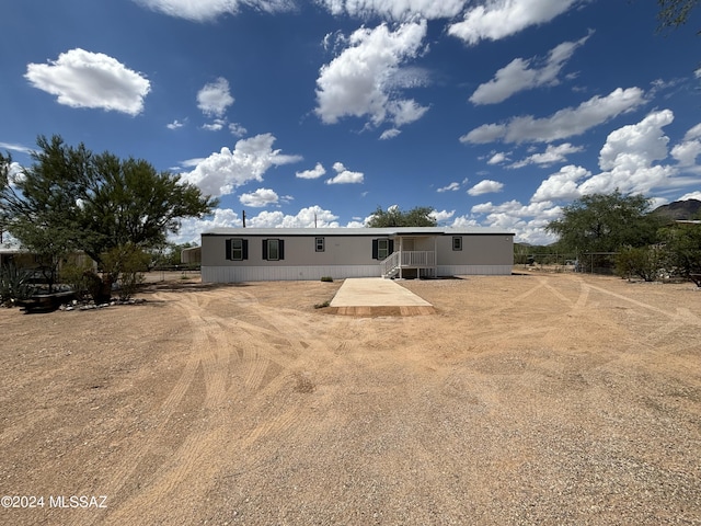 view of manufactured / mobile home