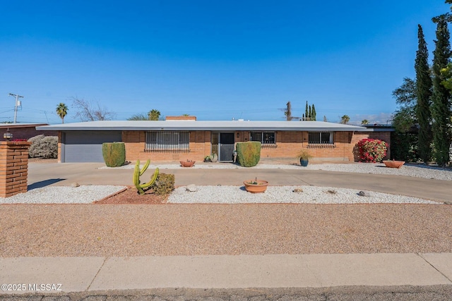 ranch-style house with a garage