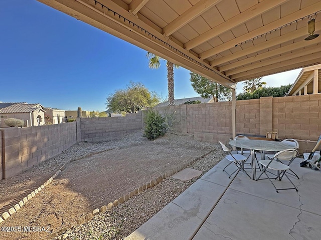 view of patio