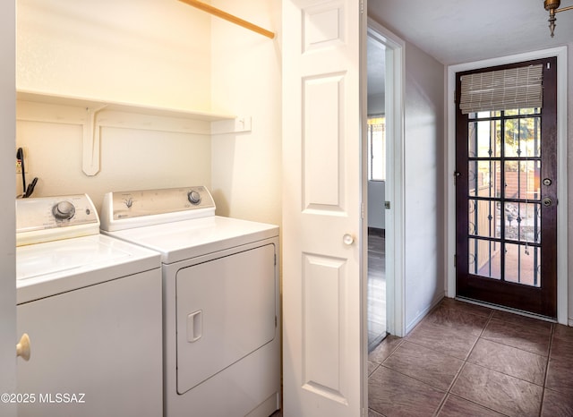 laundry room featuring washing machine and dryer