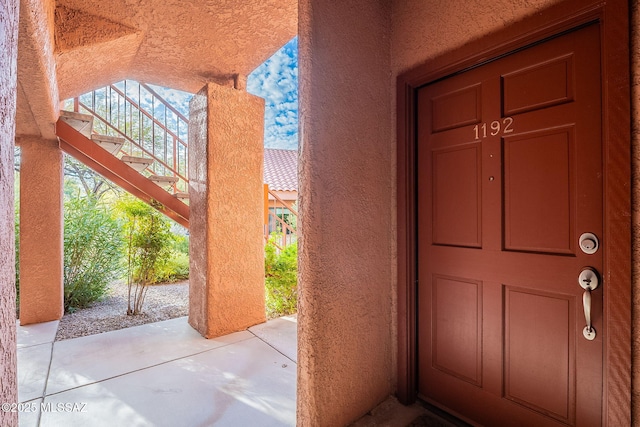 view of entrance to property