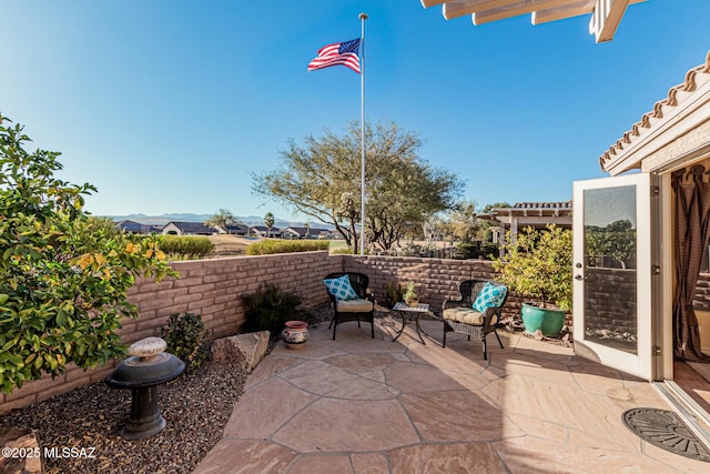 view of patio