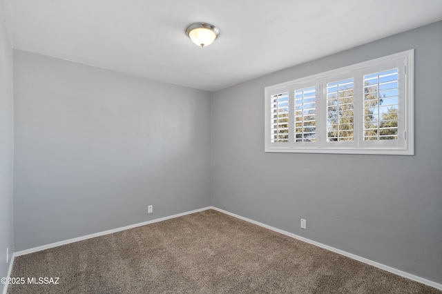 empty room with carpet floors