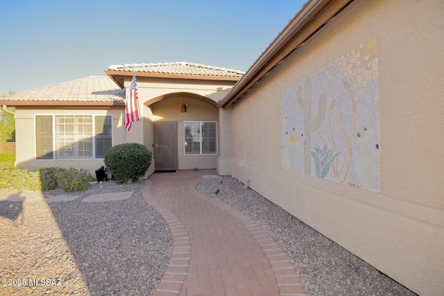 view of entrance to property