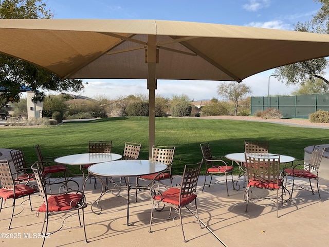 view of patio