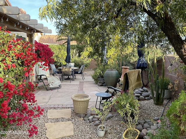 view of patio