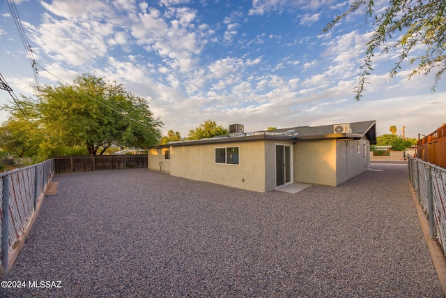 view of back of property