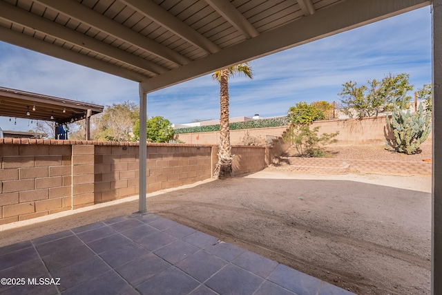 view of patio