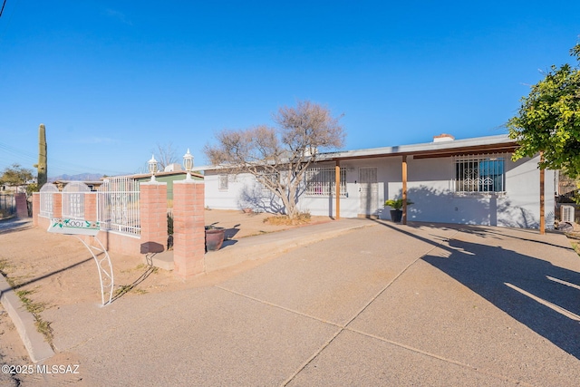 view of ranch-style house