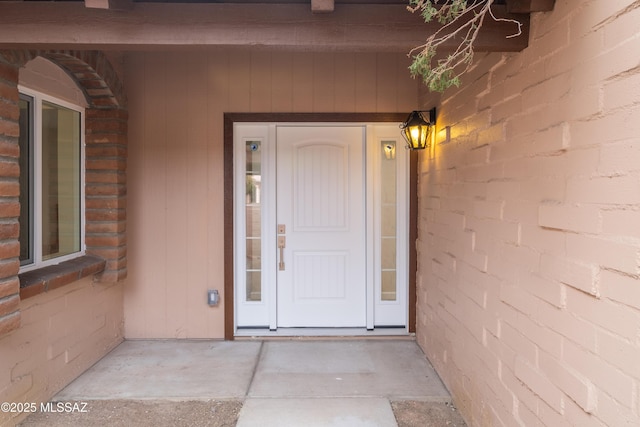 view of entrance to property