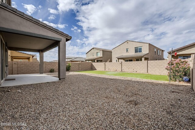 view of patio with fence