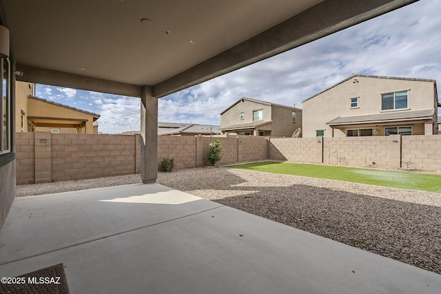 view of patio / terrace featuring a fenced backyard